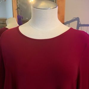 Alfani Maroon top or mini dress